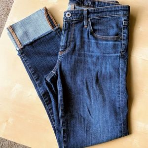 AG Adriano Goldschmied Stevie Cuff Ankle Jeans 29
